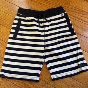 Joules Navy and Cream Striped Kids Shorts